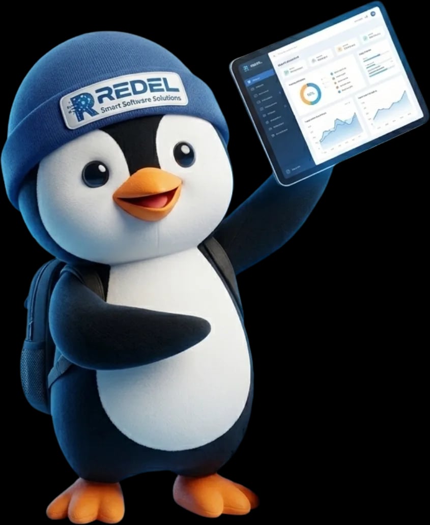 Mascota de Redel Smart Software Solutions